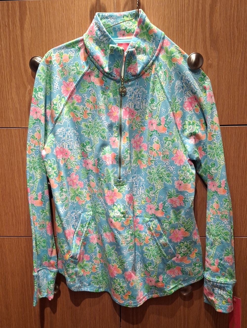 NWT- Lilly Loves Disney Popover In Blue Ibiza- Small